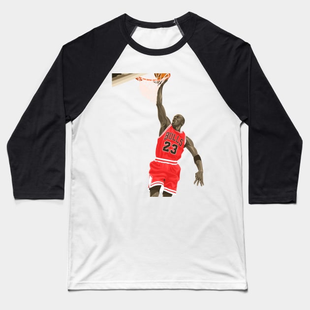 Michael Jordan Baseball T-Shirt by knnthmrctn